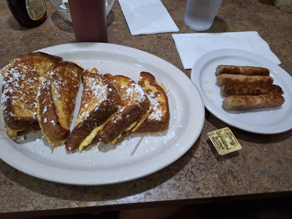 3 French Toast with Sausage Links