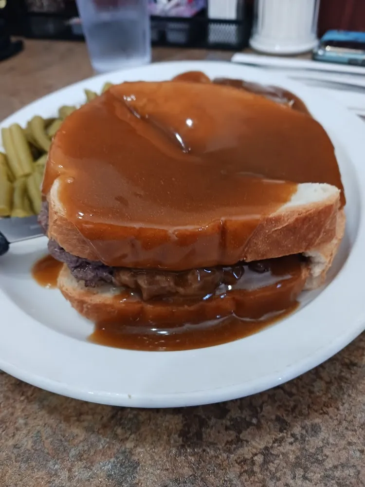 Hot Hamburger Sandwich